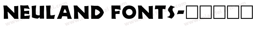 Neuland fonts字体转换